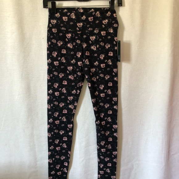 Wild Fable Womens Leggings XS Black/Floral - Picture 3 of 7